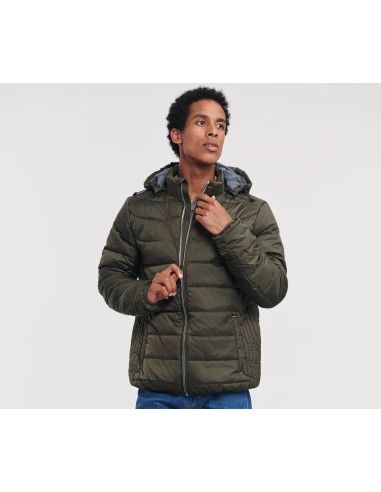 RUS-0R440M0-Mens Hooded Nano Jacket